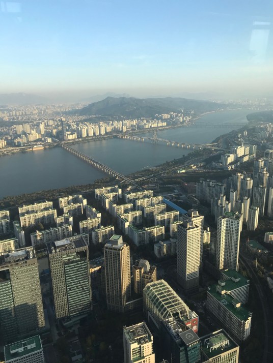 View of Seoul, Korea from Signiel, Seoul Hotel