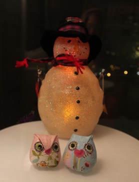 Snowman and Owls