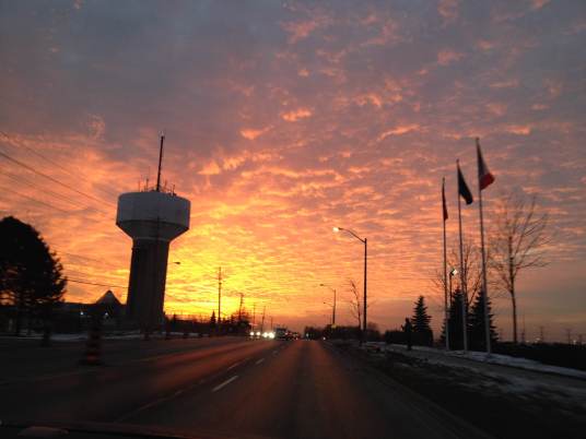 Beautiful sky, Toronto
