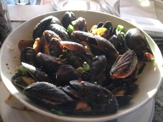Mussels at The Symposium Cafe
