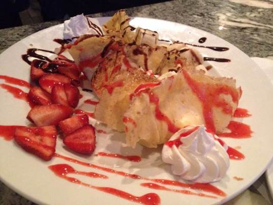 Crepe at The Symposium Cafe