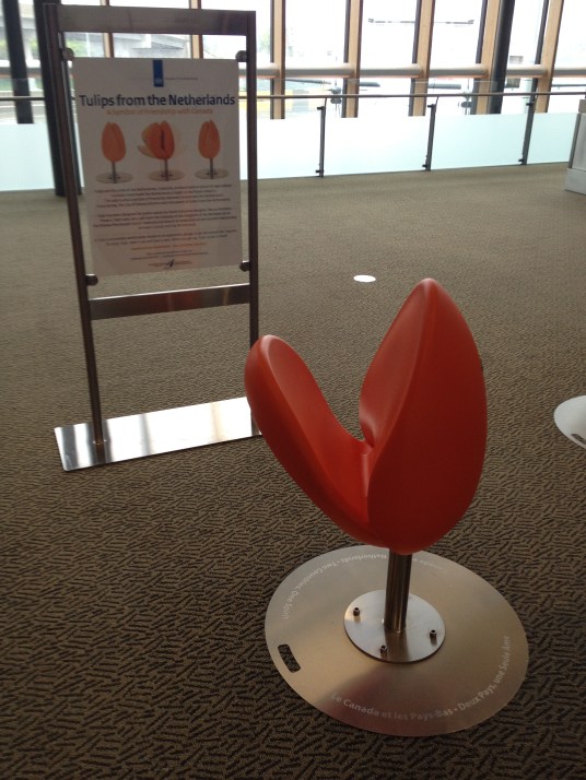 Tulip chairs @ Ottawa Airport
